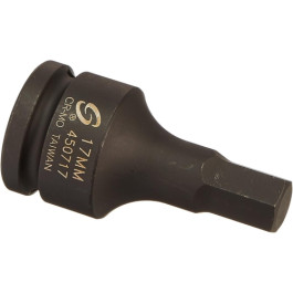 Sunex 450717 Impact Socket, Hex Driver, 3/4-inch Drive, 17 mm