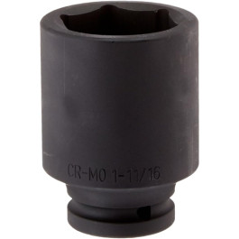 Sunex 454D Deep Impact Socket, 3/4 Inch Drive, 1-11/16 Inch, 6 Point