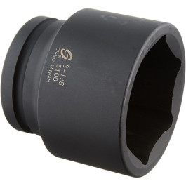 Sunex 5100 1" Drive Standard 6 Point Impact Socket, 3-1/8"