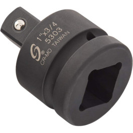 Sunex 5303 Impact Adapter, Chrome Molybdenum Steel, 1" Drive, 1" Female x 3/4" Male