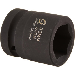 Sunex 533M Impact Socket, 1 Inch Drive, 33 mm, 6 Point