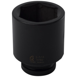 Sunex 578D 1" Drive 2-7/16" Deep Impact Socket, Chrome-Molybdenum Steel, 6-Point Design