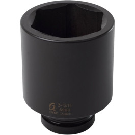 Sunex 590D Deep Impact Socket, 1" Drive, 2-13/16", 6-Point SAE