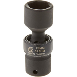 Sunex 813UM Universal Impact Socket, 13 mm, 1/4 inch drive