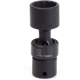 Sunex 814ZUMMG Universal Magnetic Impact Socket, 14 mm, 1/4 inch drive