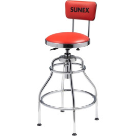 Sunex Tools 8516 Hydraulic Shop Stool, Seat Height 29-to-34-inch, Width 25.2-inch x Depth 19.13-inch