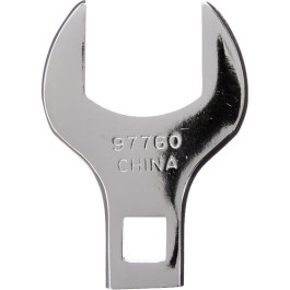 Sunex 97760A 1" Jumbo Crowfoot Wrench, 1-3/8" Drive, Fully Polished Alloy Steel