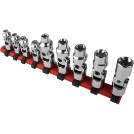Sunex 9912 Universal External Star Socket Set, 1/4-Inch Drive, 9-Piece