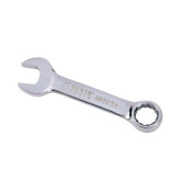 Sunex 993015M 15mm Stubby Combination Wrench, Fully Polished, Drop Forged Alloy Steel