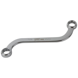 Sunex 994003 S-Style Double Box End Wrench, 9/16" x 19/32", Fully Polished Alloy Steel