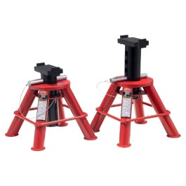 SUNEX 1210 10-Ton Low Height Pin Type Jack Stands, Pair