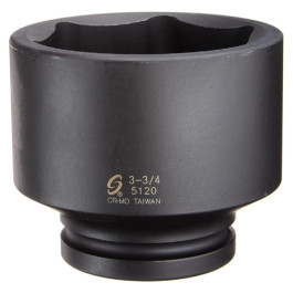 Sunex 5120 1 inch Drive 3-3/4 inch Impact Socket, 6-Point, Cr-Mo Alloy Steel