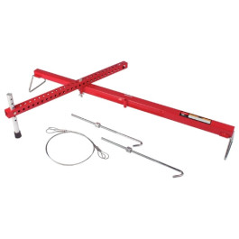 Sunex 5207 Engine Transverse Bar with Arm Support, 700 lb Capacity, Adjustable 34.5 inch to 61 inch