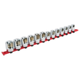 Sunex 9913 3/8 inch Drive Weatherhead Socket Master Set, 13 Piece, SAE