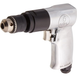 Sunex SX223 Reversible Air Drill, 3/8 Inch Keyed Jacobs Chuck, 1800 rpm, 1/4 Inch NPT Inlet