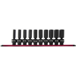 Sunex Tools 3660 3/8" Drive Metric 6-Point Deep Universal Impact Socket Set