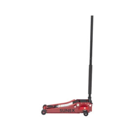 Sunex Tools 6603SJ 3 Ton Steel Low Profile Floor Jack, 3.3" to 20.3" Lift R