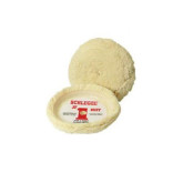 Schlegel 175C Fast Change Buffing Pad, 1-1/2 in Dia, Hook and Loop Attachment, 100% Wool Pad