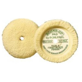 Schlegel 875-A Pile Round-up Buffing Pad, 7-1/2" x 1", Wool Polishing Pad