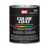 SEM 13014 Satin Gloss Clear COLOR COAT Flexible Coating, 1 Quart