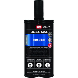 SEM 39377 Dual-Mix Medium Bodied Seam Sealer, Gray, 7 oz Cartridge