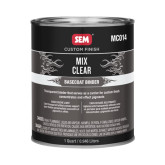 SEM MC014 Custom Finish Mix Clear Basecoat Binder, 1 qt Can, 1:1 Mixing
