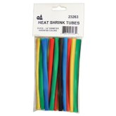 Tool Aid 23266 6" x 5/8" 2:1 Polyolefin Multi-Color Heat Shrink Tubes, 10 Pack