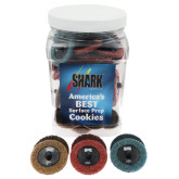 Shark Industries 13087 2-Inch Triple Treat Quick Change Surface Prep Conditioning Discs‚ 50 Pack