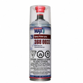 SprayMax 3680033 2K Epoxy Primer Aerosol, Gray, Two-Component Corrosion-Res
