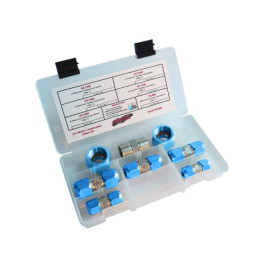 S.U.R.&R. AC50M Metric A/C Compression Union Kit, Aluminum Unions, 600 psi