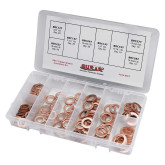 S.U.R. & R. BRC7 Copper Washer Assortment Kit, Comprehensive Set for Hydraulic Braking Systems