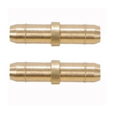 S.U.R. & R. K067 3/8" Nylon to Nylon Push-On Union, Pack of 2, Secure Fuel and Fluid Line Connector