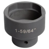 Sunex 10213 3/4" Drive 1-59/64" Ball Joint Impact Socket, Chrome Vanadium, Black Oxide