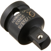 Sunex 2303 1/2" Drive 1/2" Female x 3/8" Male Impact Adapter, Chrome Molybdenum Steel