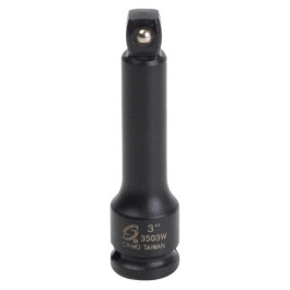 Sunex 3503W 3" Impact Wobble Extension, 3/8" Drive, 15 Degree Offset