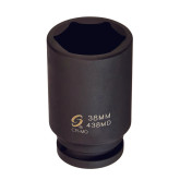 Sunex 438MD 3/4" Drive 38mm Deep Impact Socket, 6-Point, Chrome Molybdenum Alloy