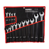 Sunex 9714A SAE Combination Wrench Set, 14 Pieces
