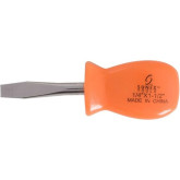 Sunex 98065 1/4" x 1-1/2" Neon Orange Screwdriver, Slotted Tip, Precision Tool