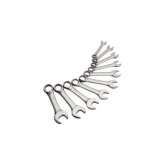Sunex 9930M 10-Piece Metric Stubby Combination Wrench Set, Fully Polished, Drop Forged Alloy Steel