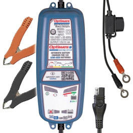 TecMate CTM-221 OptiMate 5 Start Stop Battery Charger Maintainer, 12V 4A, 6 Step, For AGM EFB GEL STD Batteries