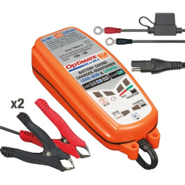 TecMate TM-500V3 OptiMate DC to DC Battery Saving Charger and Maintainer, 6-Step 12V/12.8V, 2A, Sealed