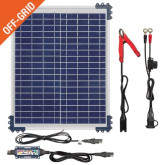 TecMate TM522-D2 OptiMate Solar DUO 20W 6-step 12V / 12.8V 1.67A Sealed Solar Battery Saving Charger and Maintainer