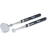 Titan 11188 2-Piece Telescoping Mirror and Magnetic Pick-Up Tool Set, 5 lb Magnet, Stainless Steel