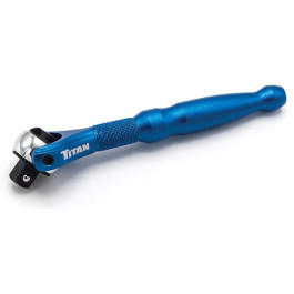 Titan 11316 Swivel Head Micro Ratchet, 1/4" Drive