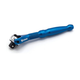 Titan 11326 Swivel Head Micro Ratchet, 1/4" Drive