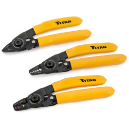 Titan 11476 Electrical Tool 3-Piece Set, 22-10 AWG Capacity