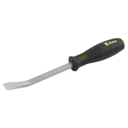 Titan 11512 Pry Bar, Mini Angled Tip, Steel Construction