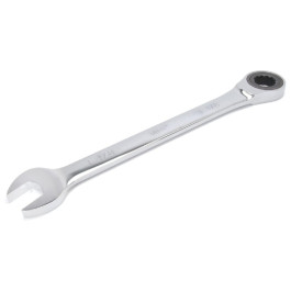 Titan 12615 Combination Ratcheting  Wrench, 1-1/8", Chrome Vanadium Steel Steel, Mirror Polished, 12-Point
