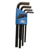 Titan 12719 9-Piece Metric Long Arm Hex Key Set, 1.5-10mm, Alloy Steel, Black Oxide Finish