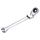 Titan 12901 Ratcheting Flex-Head Wrench, 1/4" Drive, 12-Point, 72-Tooth, Chrome Vanadium Steel